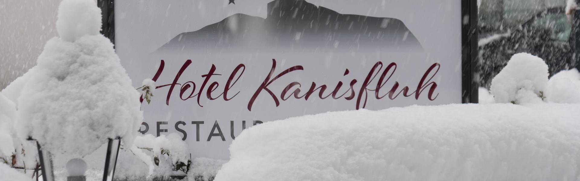 Hotel Kanisfluh Schild